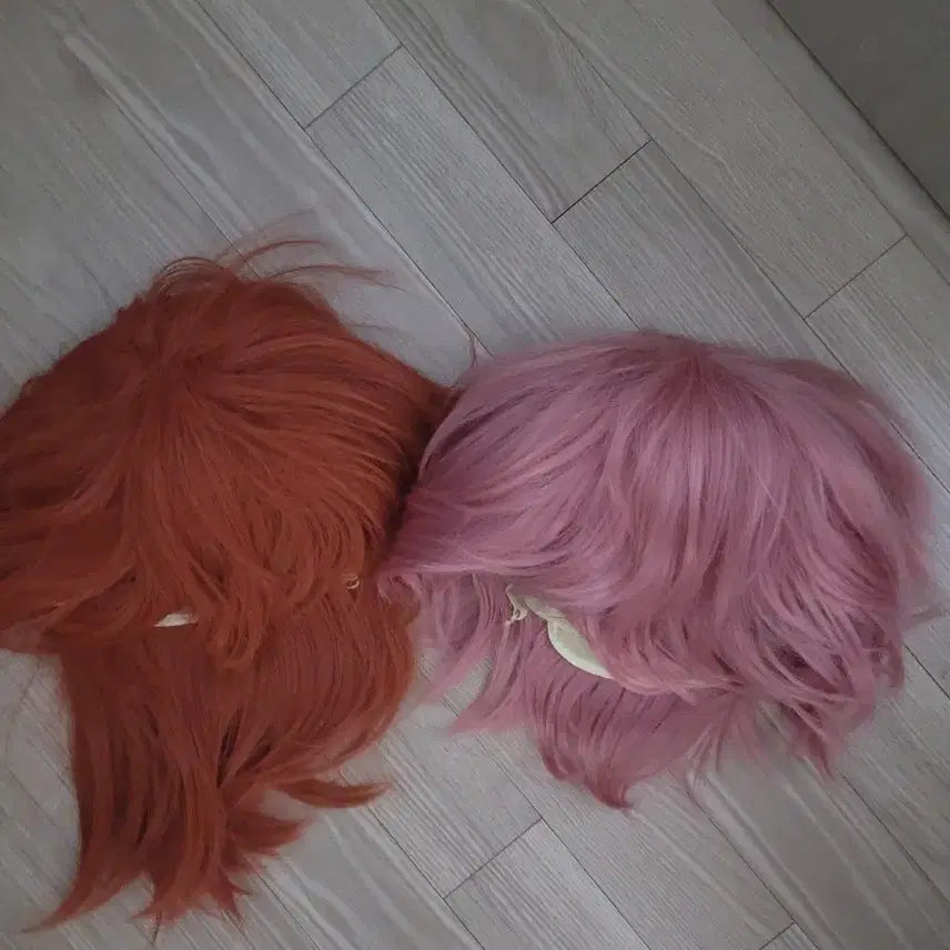 [BUNJANG] Orange Wig & Pink Wig / 주황가발&분홍가발 코스프레 판매