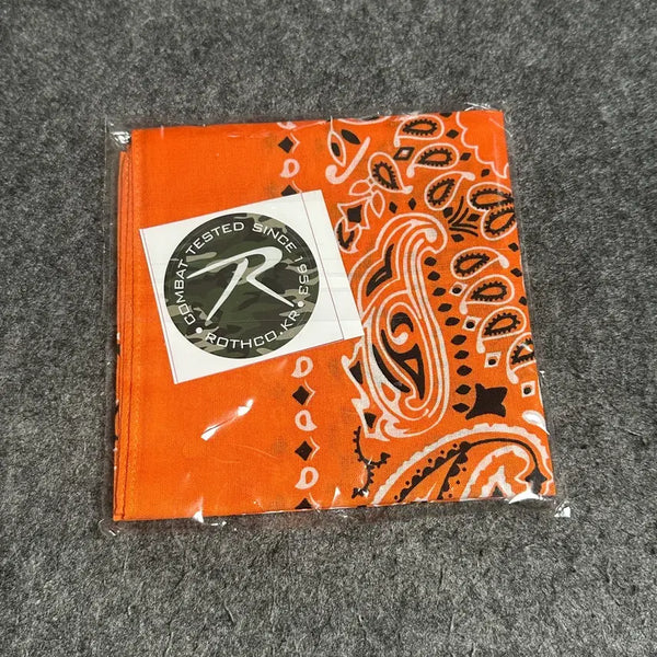 [BUNJANG] Rothco Orange Paisley Bandana / 로스코 오렌지 페이즐리 반다나