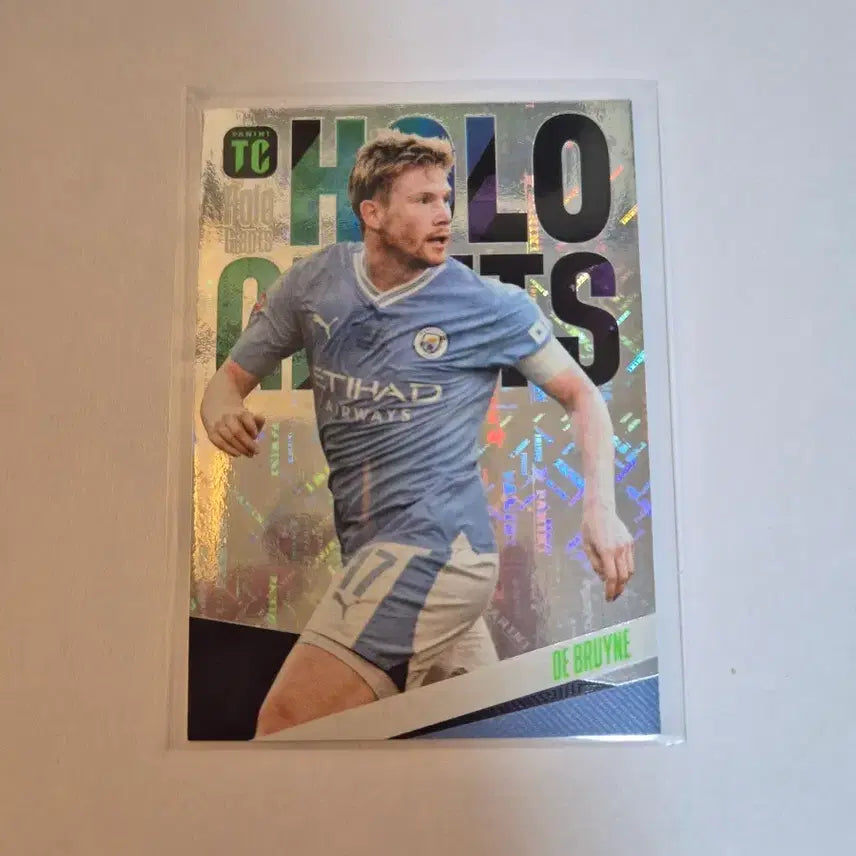 [BUNJANG] Panini Manchester City De Bruyne Holo Giants Card / 파니니 맨시티 데브라이너 홀로 자이언츠 카드