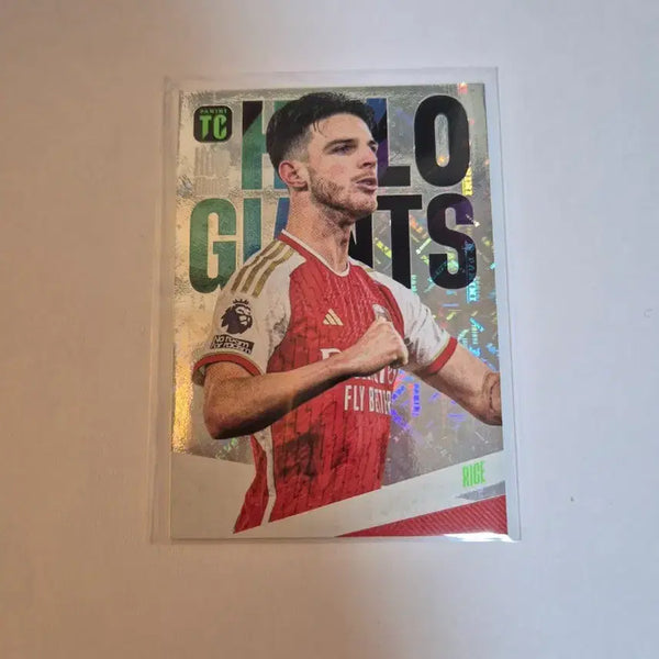 [BUNJANG] Panini Arsenal Rice Holo Giants Card / 파니니 아스날 라이스 홀로 자이언츠 카드