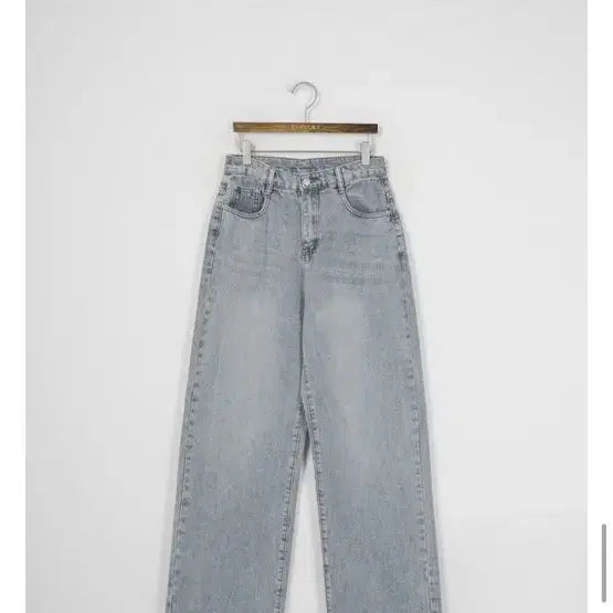 [BUNJANG] J Style Plus Size Wide Long Denim Jeans Light Blue / 제이스타일 빅사이즈 와이드 데님 청바지 연청(롱) 34/2XL