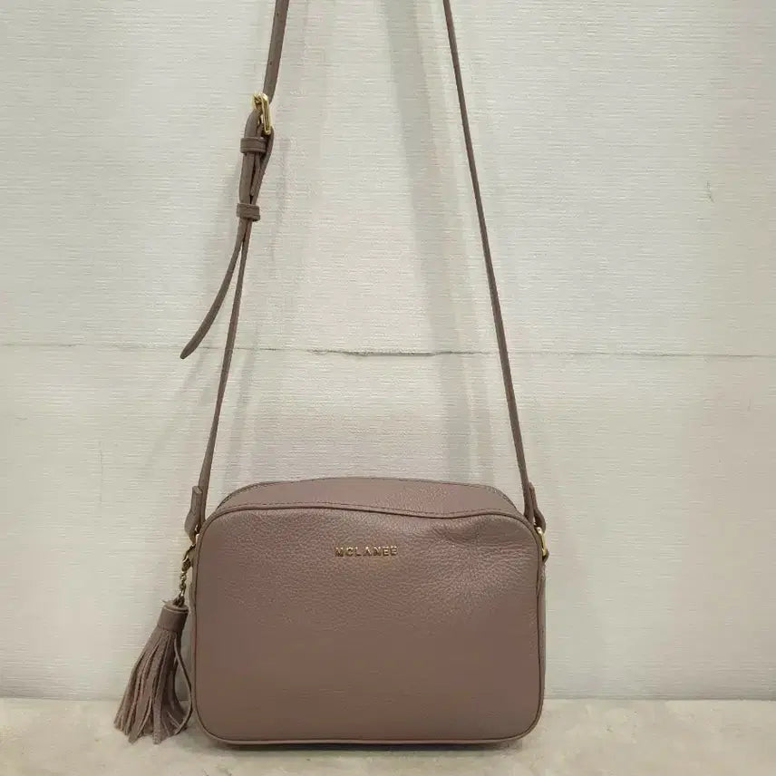 [BUNJANG] Mcclani Women's Leather Crossbody Bag / 맥클라니 여성 가죽 크로스백