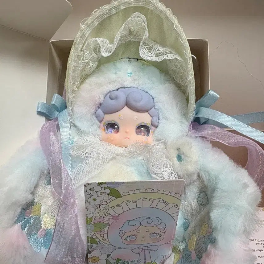 [BUNJANG] Baby 3 Lucky Draw BamToki V6 Teatime Cotton Candy Two Eyes Figure / [정품] 베이비쓰리 럭키디어나이 밤토끼 v6 티타임 솜사탕 투눈