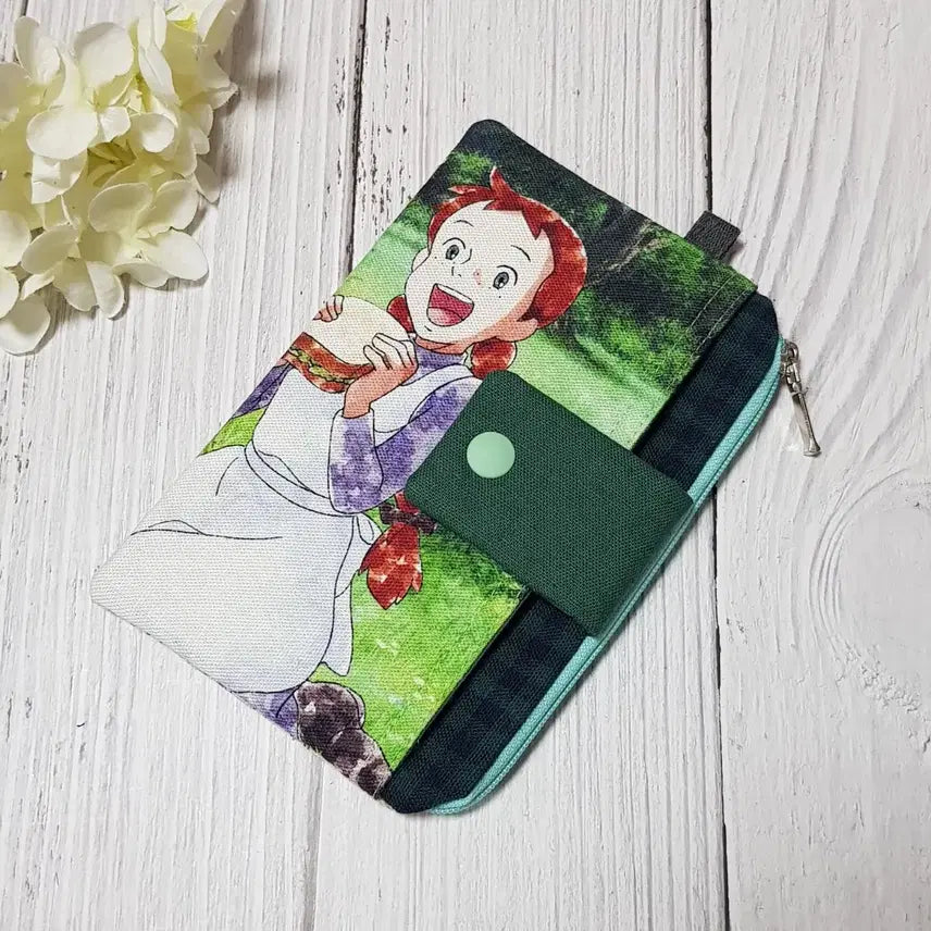 [BUNJANG] Handmade Anne of Green Gables Fabric Passport Wallet / {핸드메이드} 빨강머리앤 원단 여권지갑 여권파우치 (앤)