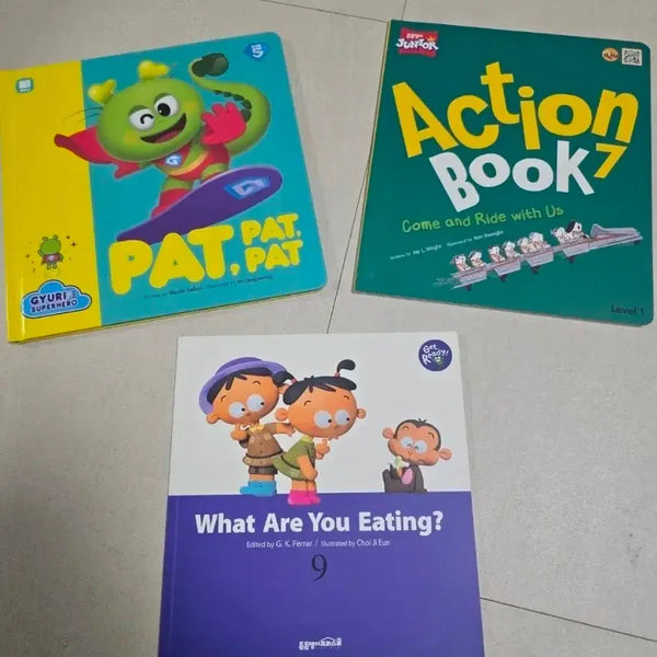 [BUNJANG] Tonton English Sample Book and 3 English Books / 튼튼영어 샘플북외  영어책 3권
