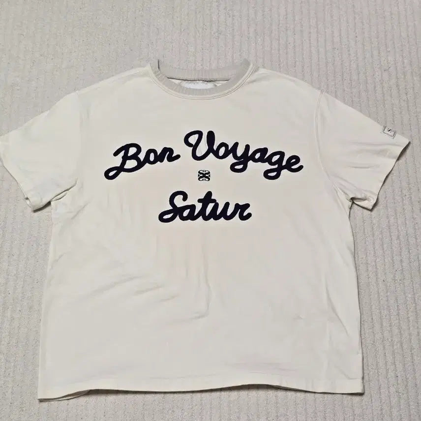 [BUNJANG] Satur Bon Voyage T-Shirt L / 세터(satur) 본보야지 티 L
