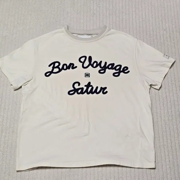 [BUNJANG] Satur Bon Voyage T-Shirt L / 세터(satur) 본보야지 티 L