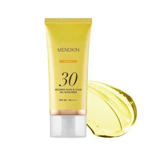 [BUNJANG] Menokin Bright 30 Seconds Glow & Clear Gel Sunscreen SPF50+ / 메노킨 브라이트 30 세컨즈 글로우 앤 클리어 젤 선스크림 SPF50+