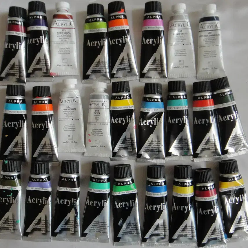 [BUNJANG] Shinhan ALPHA Acrylic Paint (Professional Grade) / 신한,알파 아크릴 물감(전문가용)