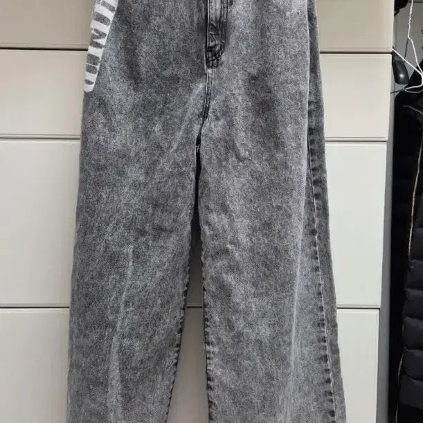 [BUNJANG] EGOIST Wide Leg Washed Denim Pants / 에고이스트 데님55(허리끈분실)