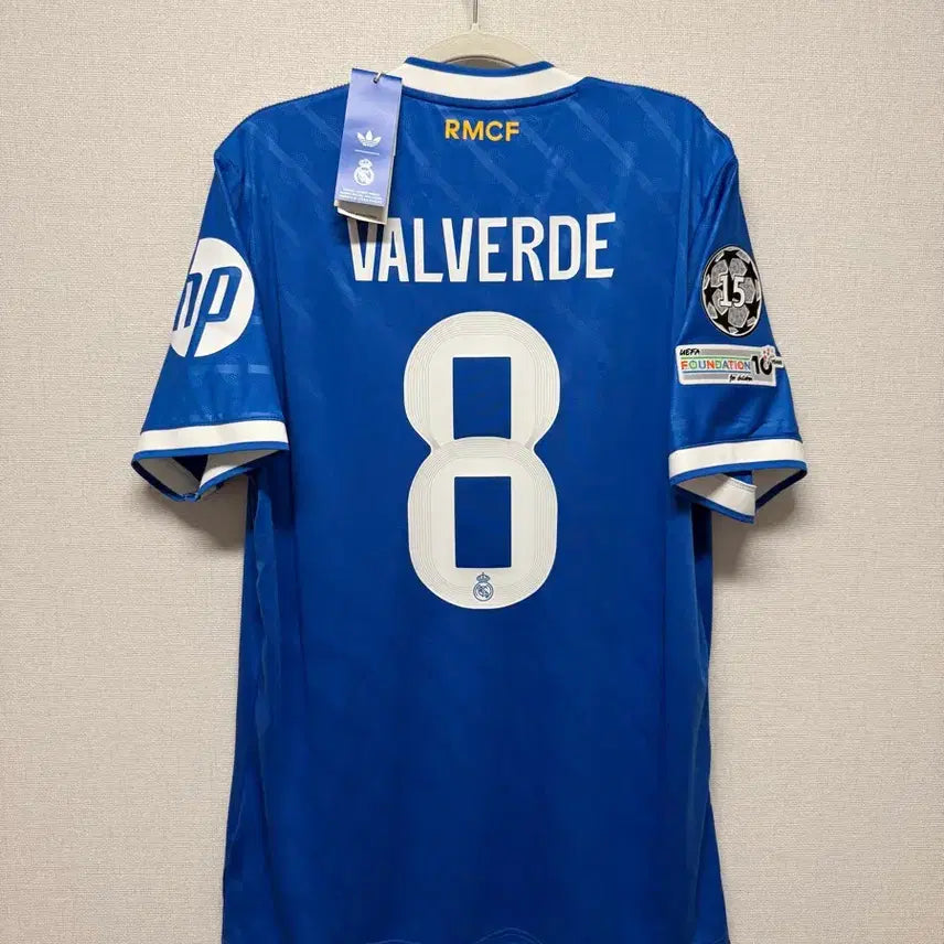 [BUNJANG] Real Madrid 25-26 Third Valverde #8 Authentic Jersey / (새상품) 25-26 레알 마드리드 써드 No.8 발베르데 정품 유니폼
