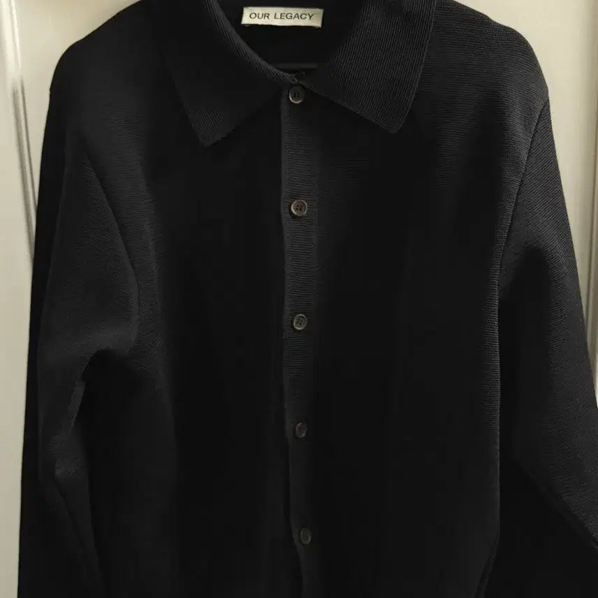 [BUNJANG] Our Legacy Evening Polo Super Black Performance Poly Size 50 / 아워레가시 이브닝 폴로 슈퍼 블랙 퍼포먼스 폴리