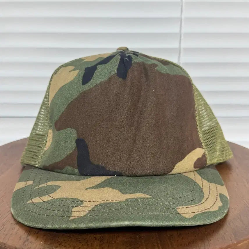 [BUNJANG] 90s Vintage Camo Trucker Hat / 90s 빈티지 카모 트러커 햇