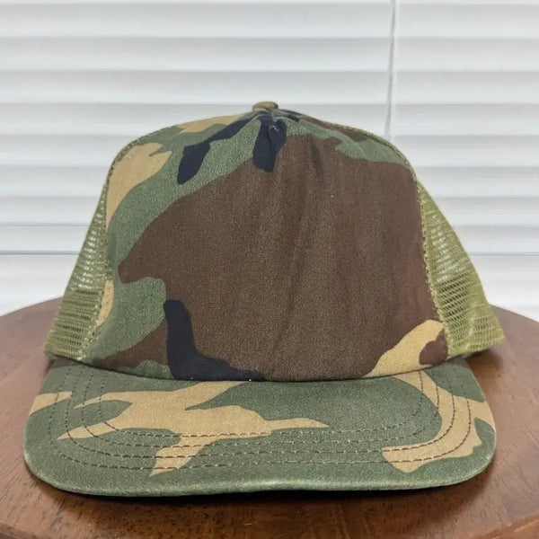 [BUNJANG] 90s Vintage Camo Trucker Hat / 90s 빈티지 카모 트러커 햇