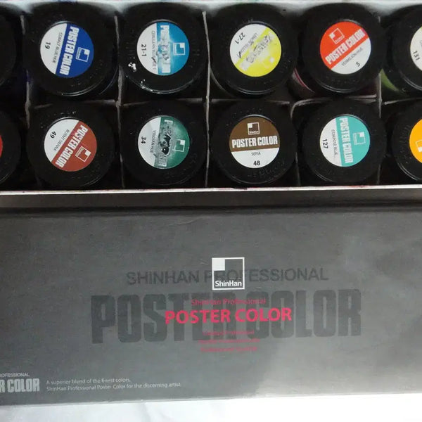 [BUNJANG] Shinhan Poster Color (Professional) 40ml Set / 신한  포스터 컬러(전문가용)