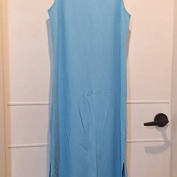 [BUNJANG] Blue Long Dress / 블루 롱원피스