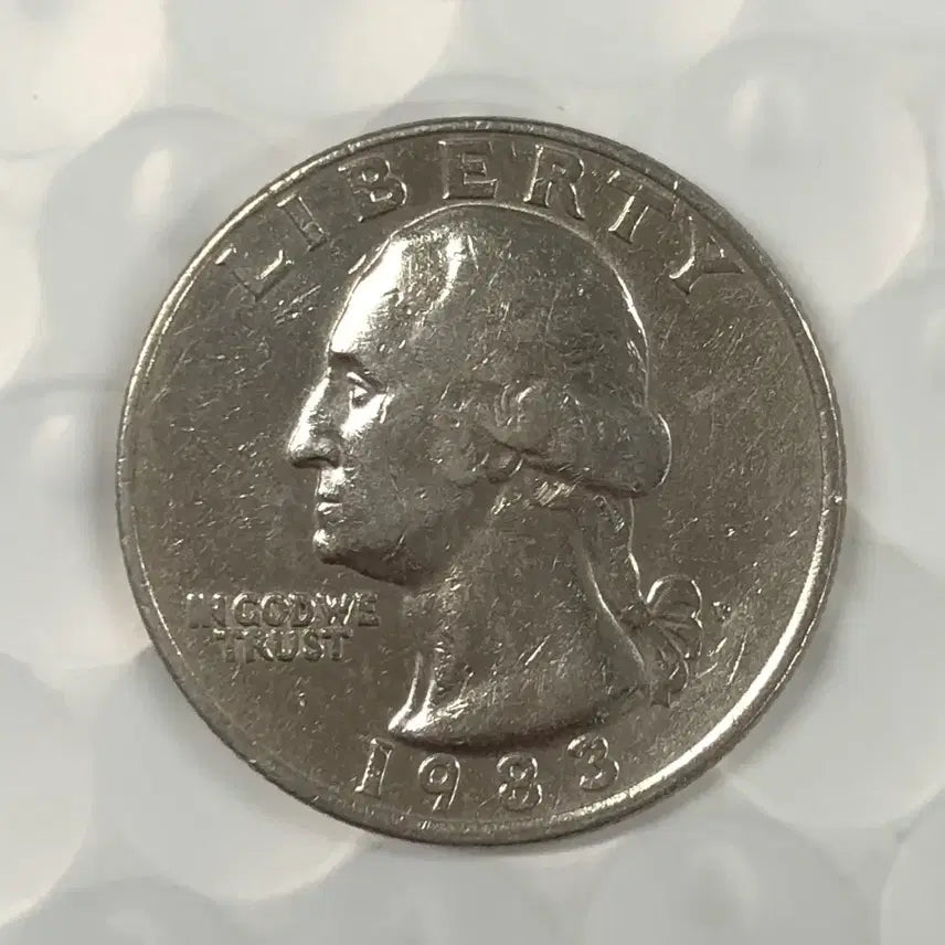 [BUNJANG] 1983 USA Quarter Dollar Coin / 1983년 미국 쿼터달러 동전 D58