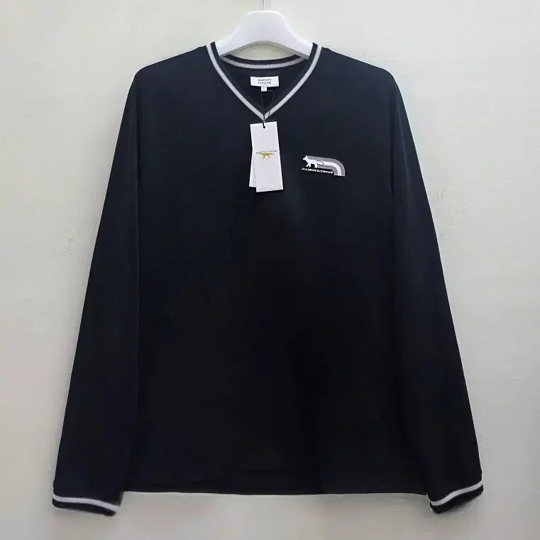 [BUNJANG] Maison Kitsuné Long Sleeve Flex Fox Black NM00108KJ0119 Men's T-Shirt / [새상품O/매장] 메종키츠네 긴팔 플랙스 폭스 NM00108KJ0119