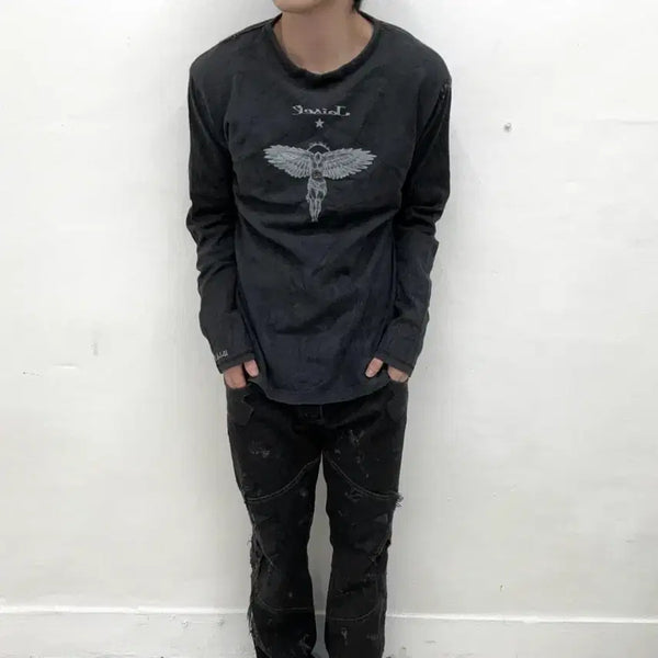 [BUNJANG] Jaisell Distressed Sweatshirt / Jaisell damaged sweatshirt