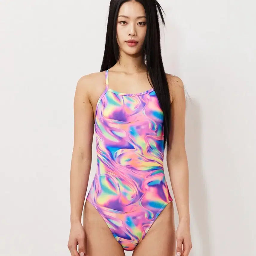 [BUNJANG] Jakers Gemma One-Piece Swimsuit Size 90 / 제이커스 각양각색 젬마 원피스 수영복 탄탄이 90