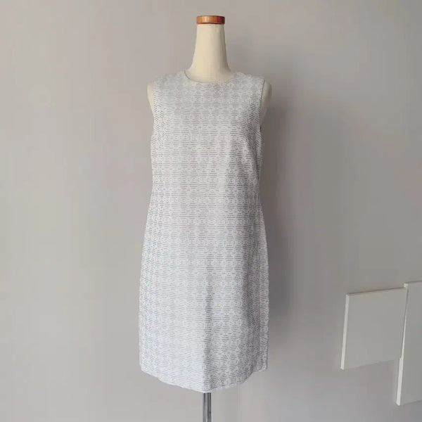 [BUNJANG] Theory Sleeveless Patterned Midi Dress / 55 띠어리 민소매 패턴 원피스