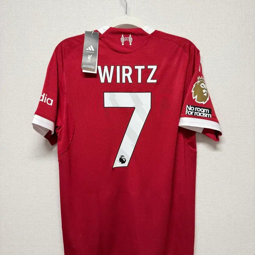 [BUNJANG] 25-26 Liverpool Home Authentic No. 7 Wirtz Replica Jersey / (새상품) 25-26 리버풀 홈 어센틱 No.7 비르츠 정품 유니폼