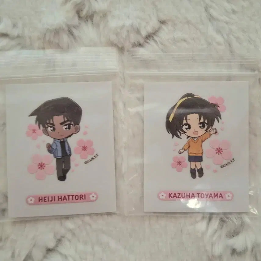 [BUNJANG] Detective Conan Heiji & Kazuha Acrylic Pasha Emoca / 명탐정코난 헤이지 카즈하 헤카 띠부실