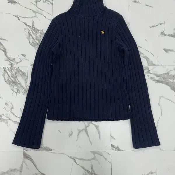 [BUNJANG] Abercrombie Navy Turtleneck Knit Sweater Size S / 아베크롬비 네이비 터틀넥 니트