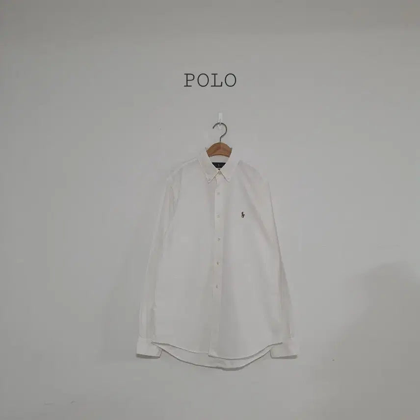 [BUNJANG] Polo Ralph Lauren Oxford Shirt White / No.26060603 폴로 랄프로렌 옥스포드 셔츠 화이트