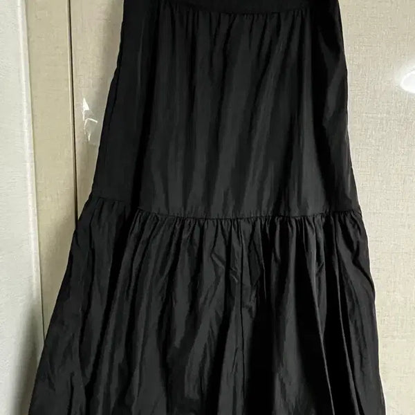 [BUNJANG] Black Balloon Long Skirt / 블랙 벌룬 롱 캉캉 스커트