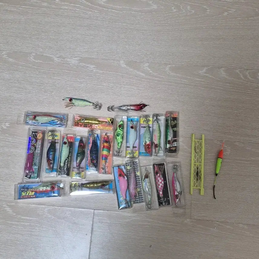 [BUNJANG] New/Sealed Octopus, Squid, Cuttlefish Fishing Lures Set / 새상품/미개봉 바다 문어 주꾸미 갑오징어 낚시 에기 루어 미끼 일괄 판매