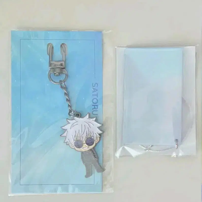 [BUNJANG] Jujutsu Kaisen 0 The Movie Gojo Satoru CGV & Special Edition Metal & Acrylic Keychain Set / 극장판 주술회전 회옥옥절 고죠 사토루 cgv&특전 키링 세트