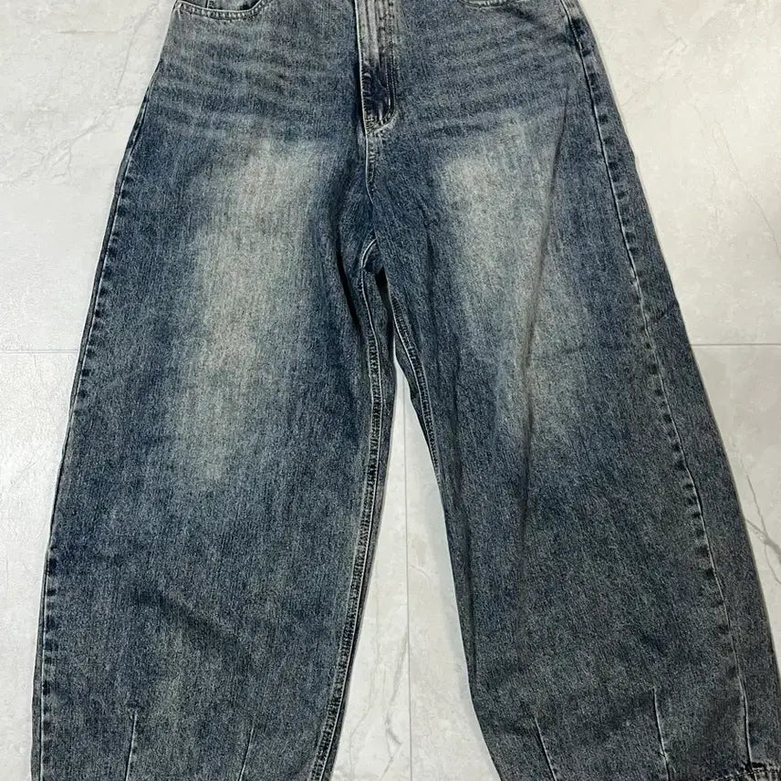 [BUNJANG] In Tempo Mood Denim Pants Bundle Set (Blue/Black) / 인템포무드 데님팬츠 블루,블랙 일괄