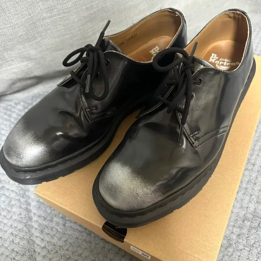 [BUNJANG] Dr. Martens x Supreme 1461 Black Shoes / [280/2회착] 닥터마틴 X 슈프림 1461 블랙