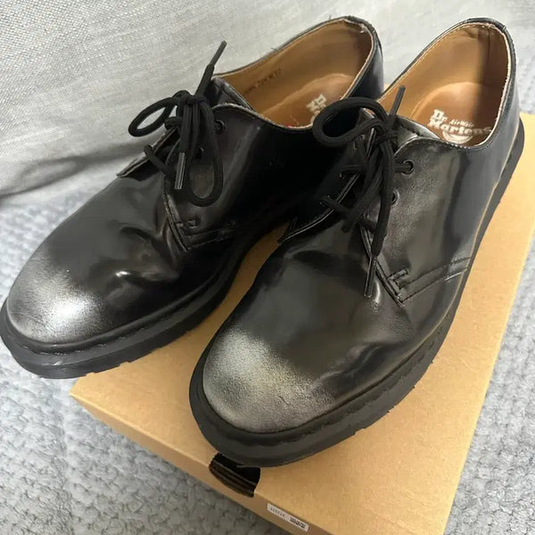 [BUNJANG] Dr. Martens x Supreme 1461 Black Shoes / [280/2회착] 닥터마틴 X 슈프림 1461 블랙