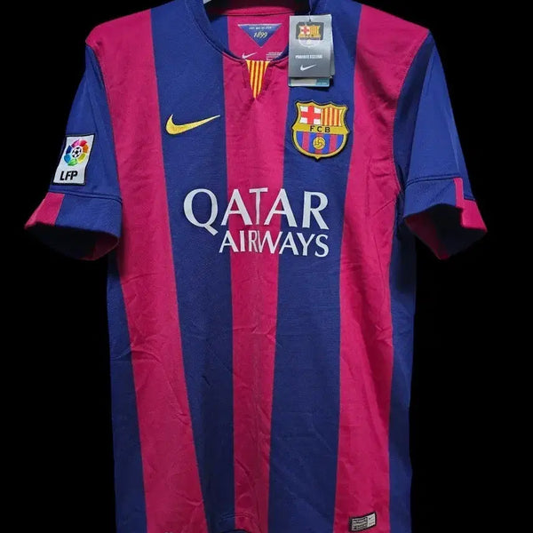[BUNJANG] FC Barcelona 2014-2015 Unmarked Authentic Jersey (New with Tags) / 14-15 바르셀로나 유니폼 노마킹 (택채 새 제품)