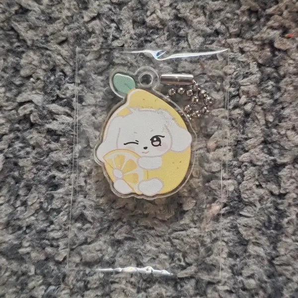 [BUNJANG] ATEEZ Yeosang Monotree Lemon Keyring (Sealed) / (미개봉) 에이티즈 여상 헷몽이 사운드웨이브 레몬 키링