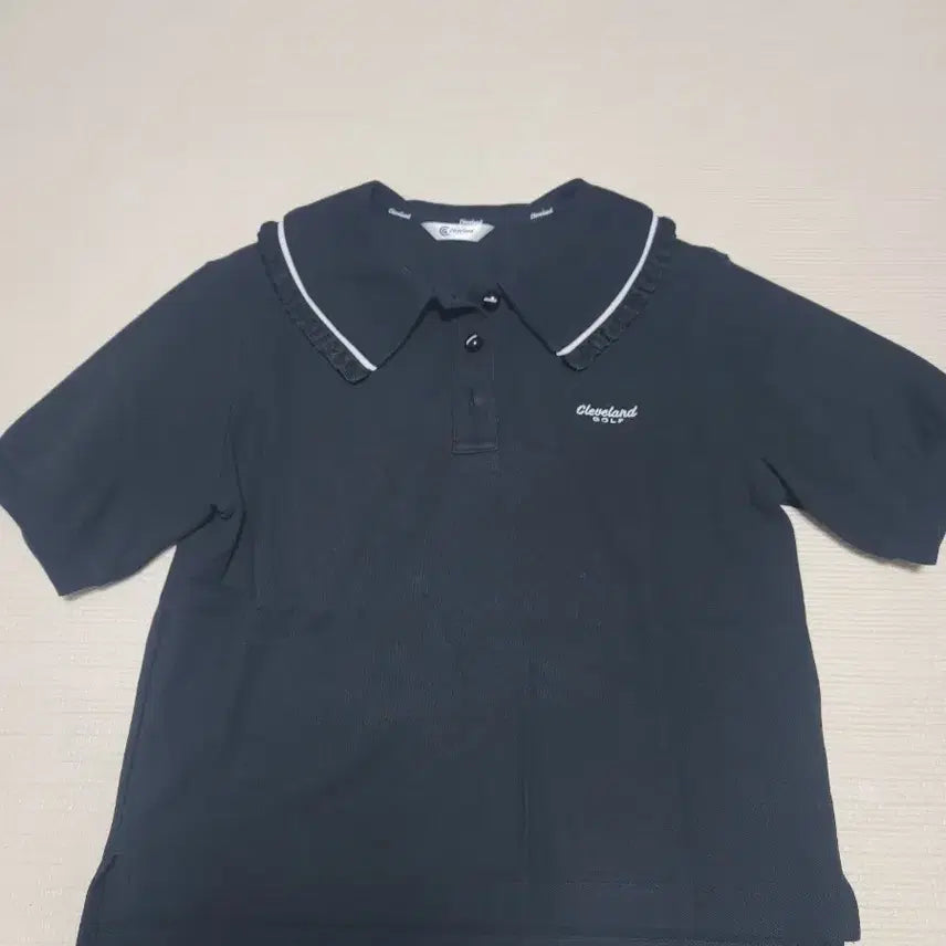 [BUNJANG] Cleveland Golf Women's Short Sleeve Polo Shirt Black / 클리블랜드 골프 여성 카라 반팔 블랙95