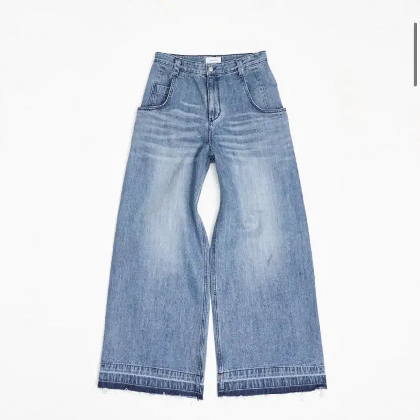 [BUNJANG] 999 Humanity Big Pocket Baggy Jeans (Nebula Blue) / 999휴머니티 빅 포켓 배기 진 (넵 블루)