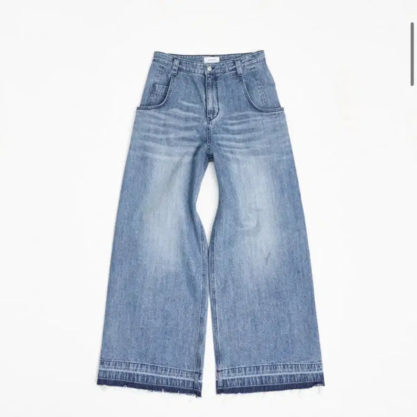 [BUNJANG] 999 Humanity Big Pocket Baggy Jeans (Nebula Blue) / 999휴머니티 빅 포켓 배기 진 (넵 블루)