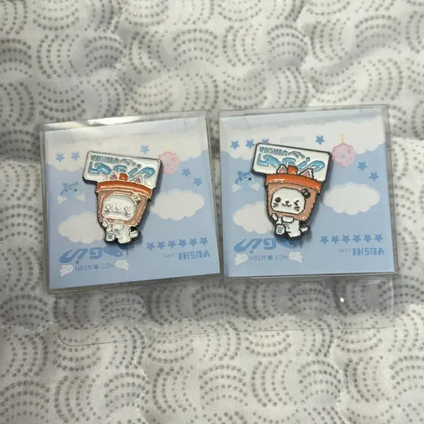 [BUNJANG] Wish Login Tour Bubble Nyan Badge / 위시 로그인 투어 버블냥 뱃지