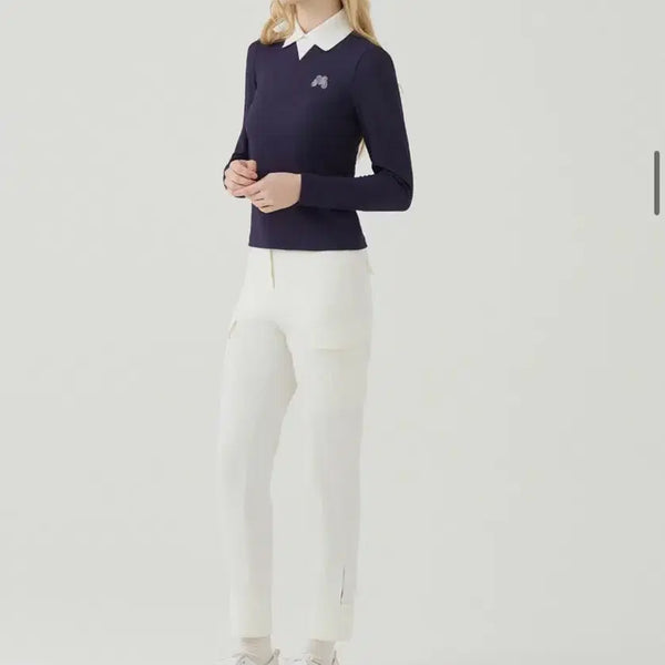 [BUNJANG] Martin Golf Pocket Jogger Pants White 25 Women's / (새제품)마틴골프 포켓 조거 팬츠 화이트 25 여성골프바지