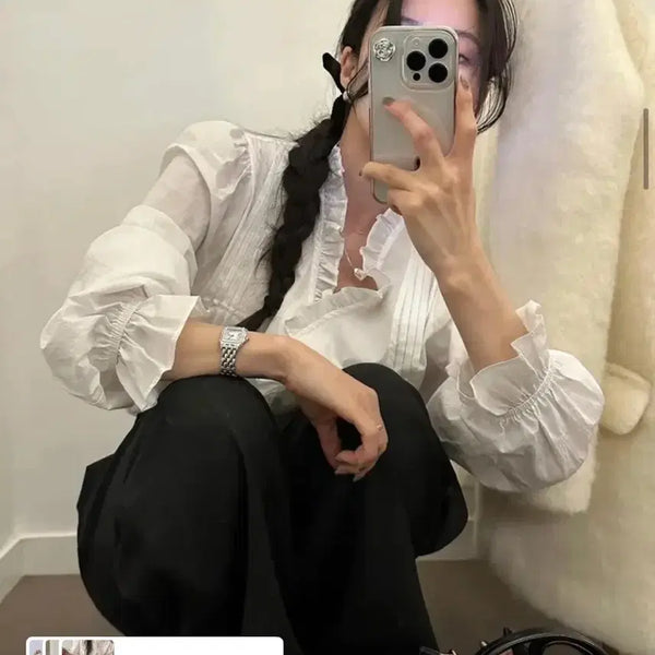 [BUNJANG] Unius Nedir Blouse / 유인어스 네디르  블라우스
