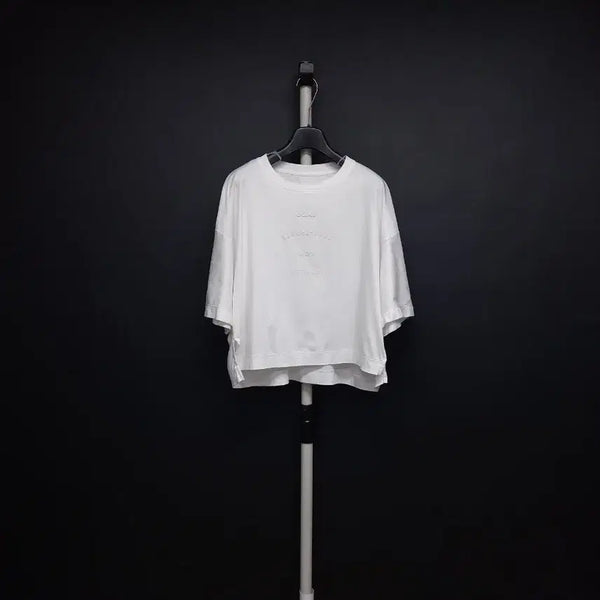 [BUNJANG] SJSJ Loose Boxy Fit Short Cotton T-Shirt / SJSJ 춘하 루즈박시핏 숏 면 티셔츠 F 33-77