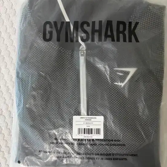 [BUNJANG] Gymshark Onyx V5 Hoodie Black/Light Grey M / (새상품) M 짐샤크 오닉스 블랙 후드 후디