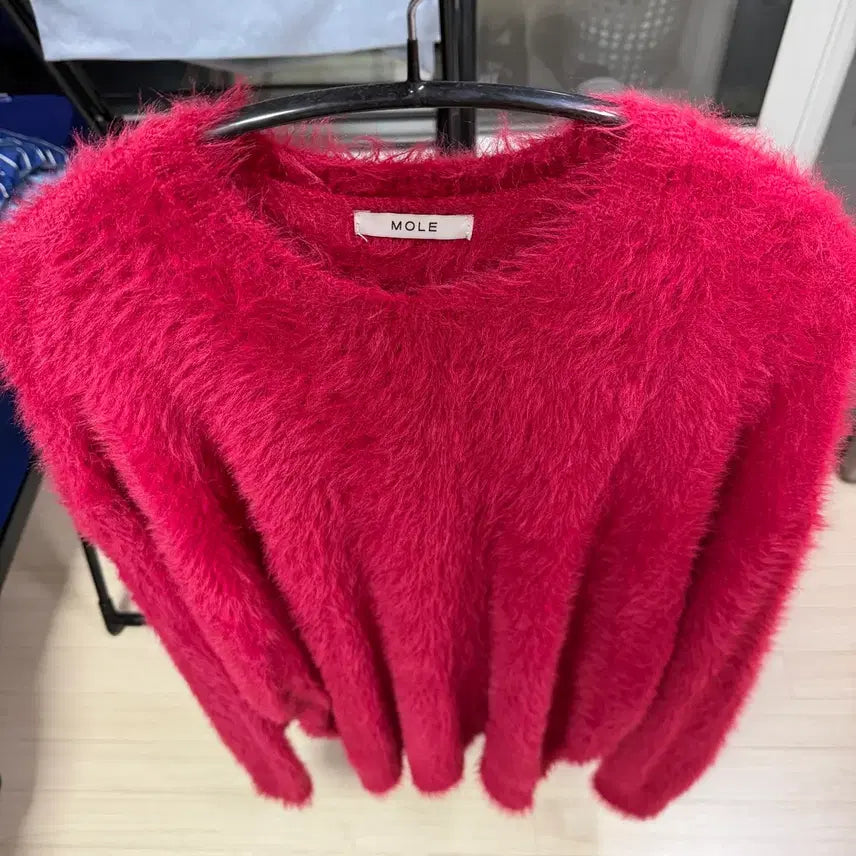 [BUNJANG] MOLE Angora Knit Pink / MOLE 앙고라 니트 핑크