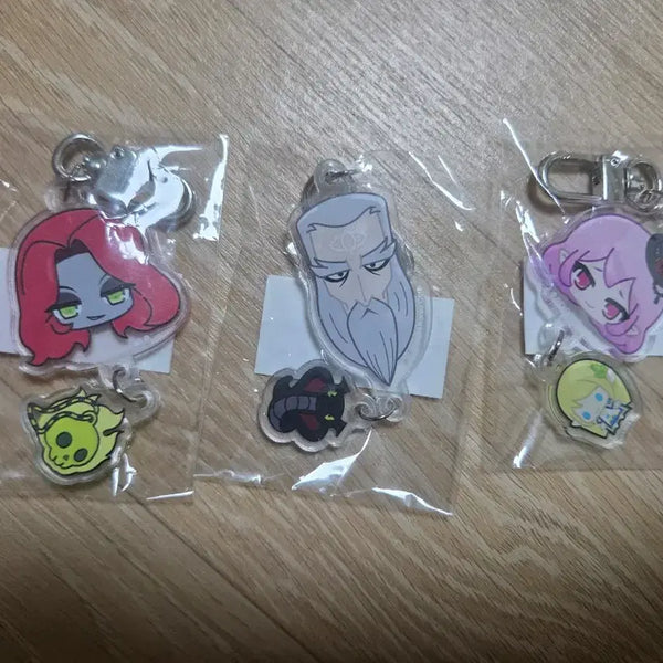 [BUNJANG] MapleStory Acrylic Keychain Bundle Set (Lucid, Arkarium, Jin Hilla) / 3종 일괄판매) 메이플스토리 아크릴 키링 루시드,아카이럼,진힐라