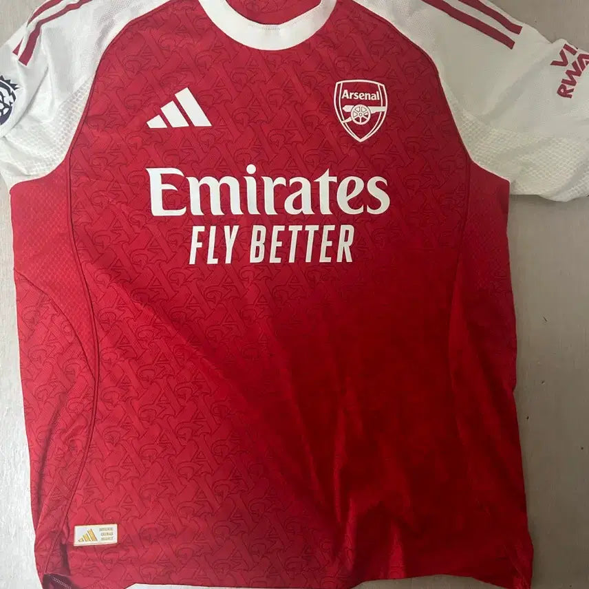 [BUNJANG] Arsenal 25-26 Authentic Jersey Rice XXL League Patch / 25-26 아스날 유니폼 어센틱 라이스 XXL 리그패치