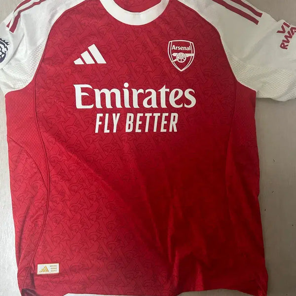 [BUNJANG] Arsenal 25-26 Authentic Jersey Rice XXL League Patch / 25-26 아스날 유니폼 어센틱 라이스 XXL 리그패치