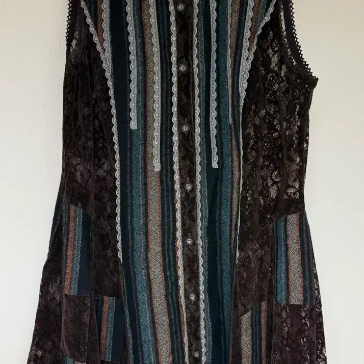 [BUNJANG] Bohemian Ethnic Vintage Dress / 히피 에스닉 빈티지 원피스